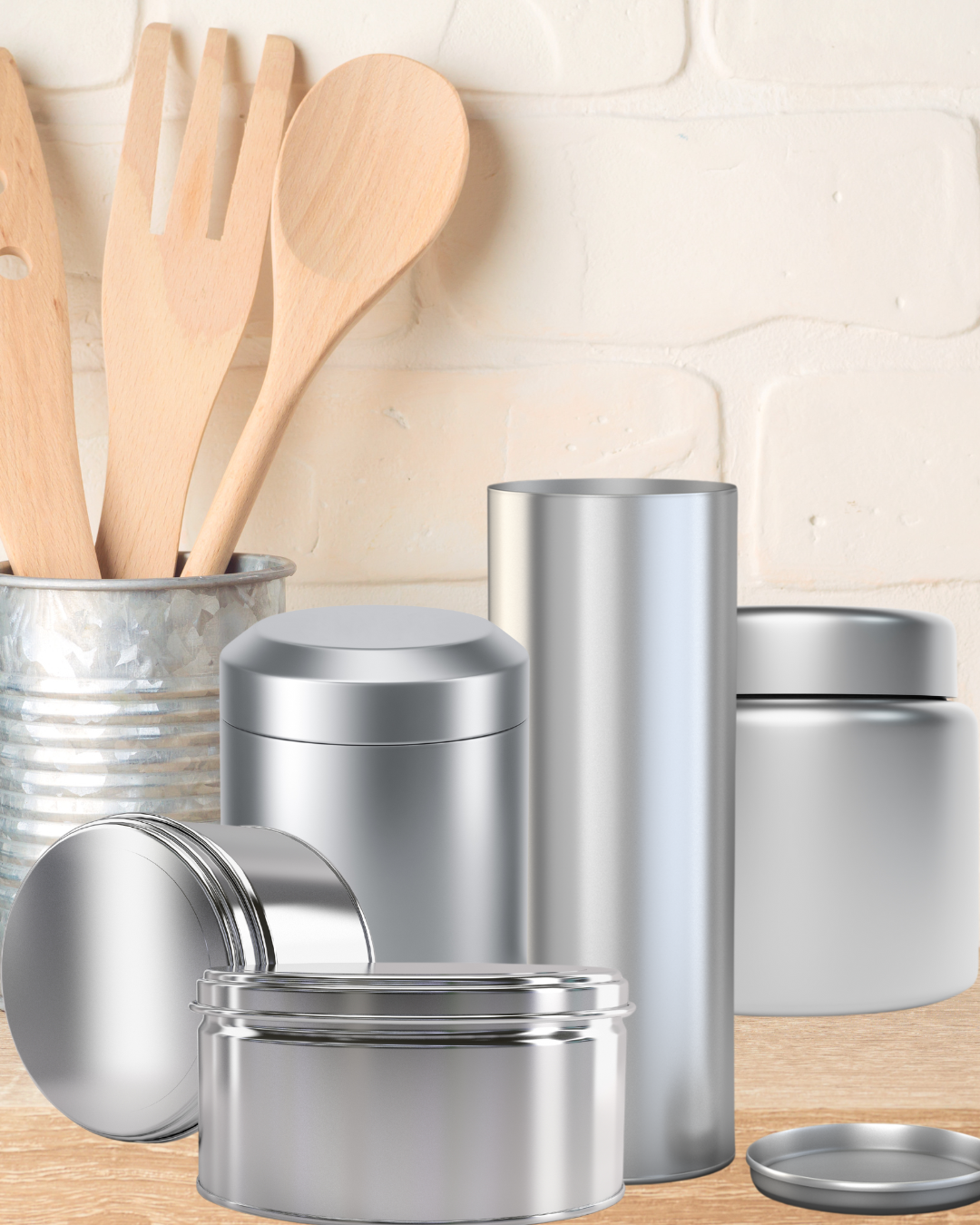 Metal Tin Jars, Closures & Canisters Metal Tin Jars, Closures & Canisters